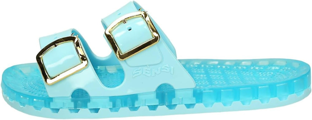 SENSI Ciabatta UNISEX Mod. JOLLA FLAMINGO 276 Celeste