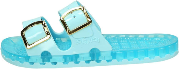 SENSI Ciabatta UNISEX Mod. JOLLA FLAMINGO 276 Celeste