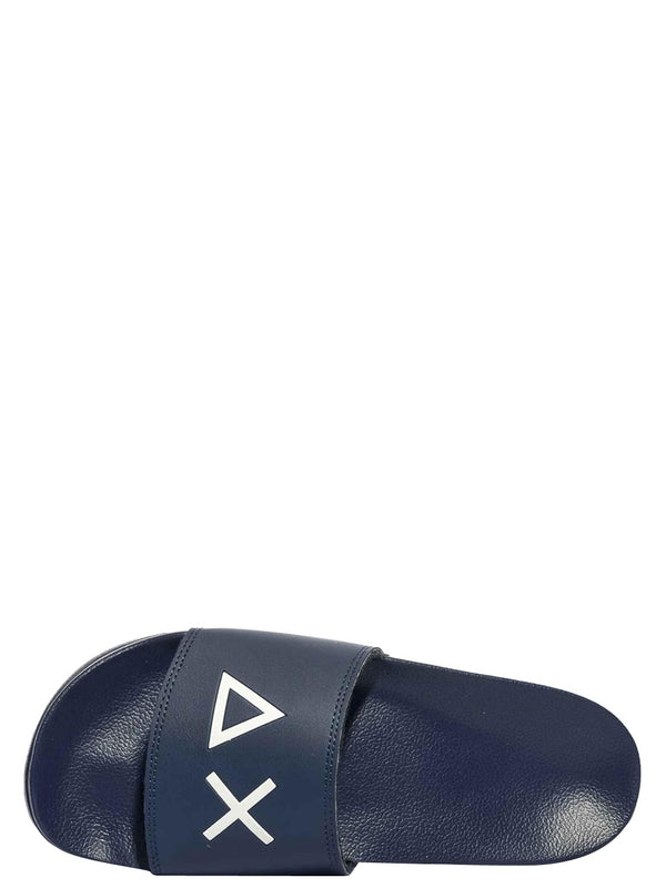 Sun68 Ciabatta Uomo Mod. BX36110 SLIPER LOGO 07 Blu