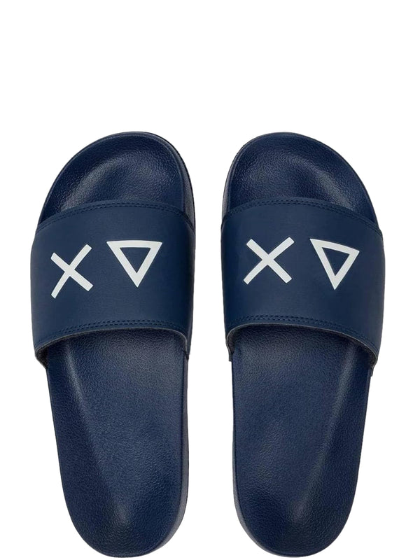 Sun68 Ciabatta Uomo Mod. BX36110 SLIPER LOGO 07 Blu