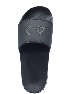 Sun68 Ciabatta Uomo Mod. BX36110 SLIPER LOGO 11 Nero