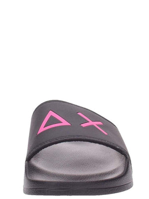 Sun68 Ciabatta Donna Mod. BX36210 SLIPPERS LOGO 11 Nero