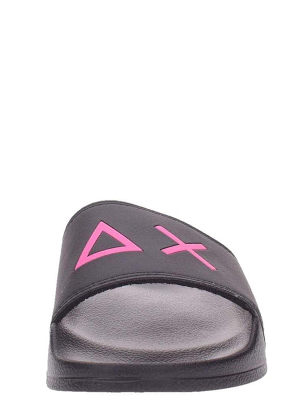 Sun68 Ciabatta Donna Mod. BX36210 SLIPPERS LOGO 11 Nero