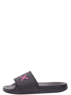 Sun68 Ciabatta Donna Mod. BX36210 SLIPPERS LOGO 11 Nero
