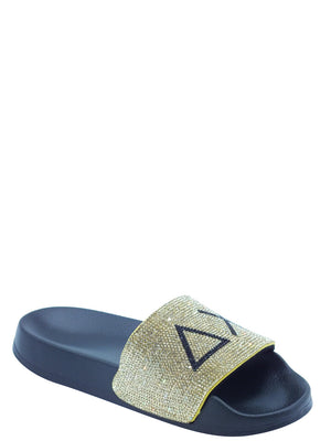 Sun68 Ciabatta Donna Mod. BX36211 SLIPPERS STRAS 1143 Oro