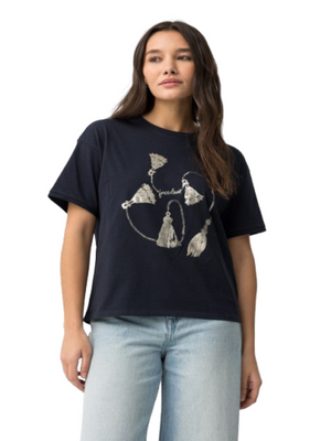 Tiffosi T-shirt Donna Mod. 10064537 MAIZENA_10 798 Lyons blue
