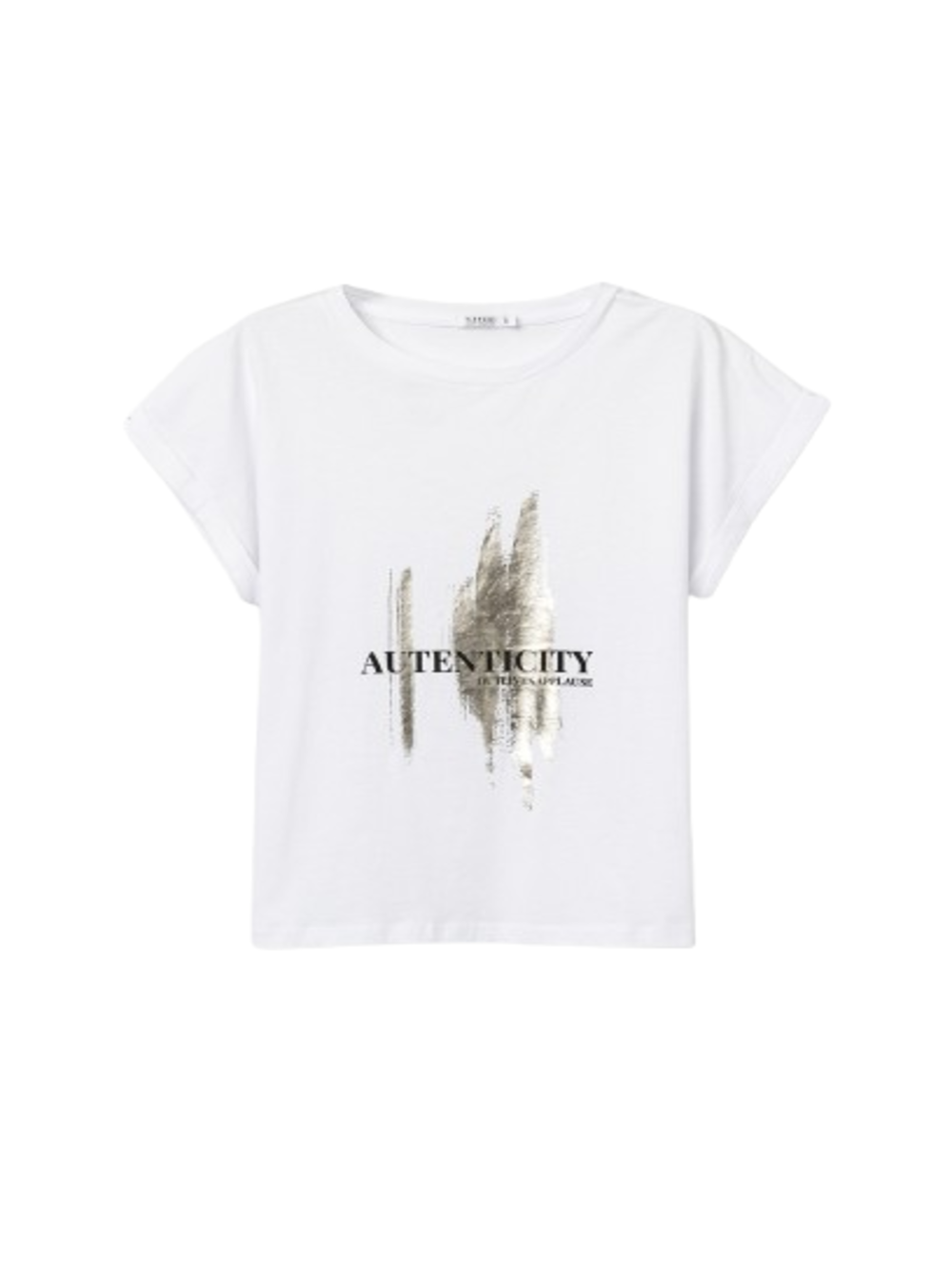 Tiffosi T-shirt Donna Mod. 10064704 NOTE 001 Bianco