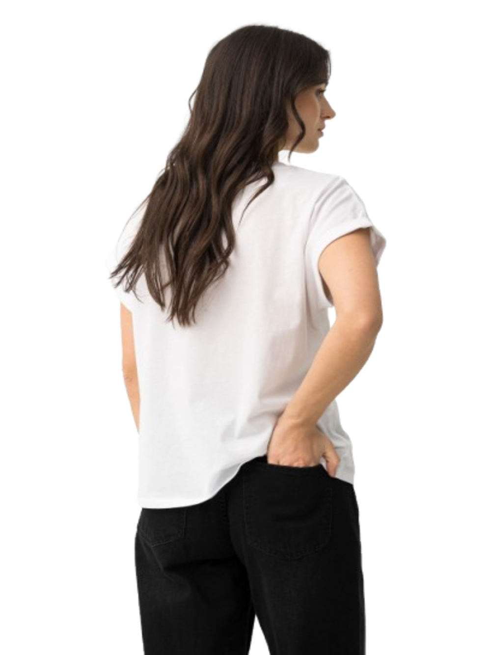 Tiffosi T-shirt Donna Mod. 10064704 NOTE 001 Bianco