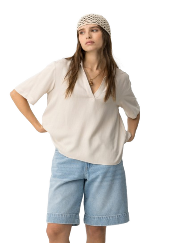 Tiffosi T-shirt Donna Mod. 10064790 AMORA 152 Beige