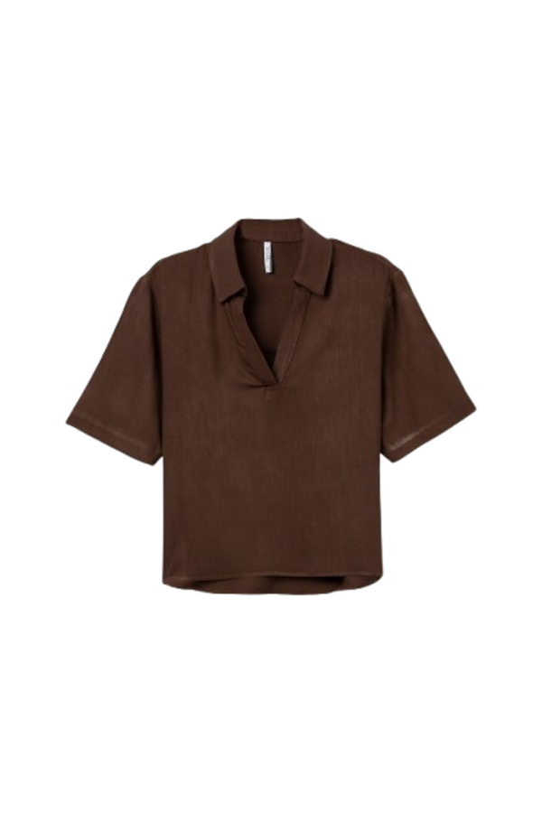 Tiffosi T-shirt Donna Mod. 10064790 AMORA 290 Cioccolato