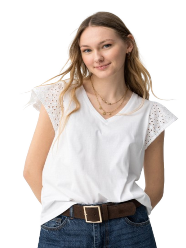 Tiffosi T-shirt Donna Mod. 10064849 GRACIOSA_V_6 798 Lyons blue