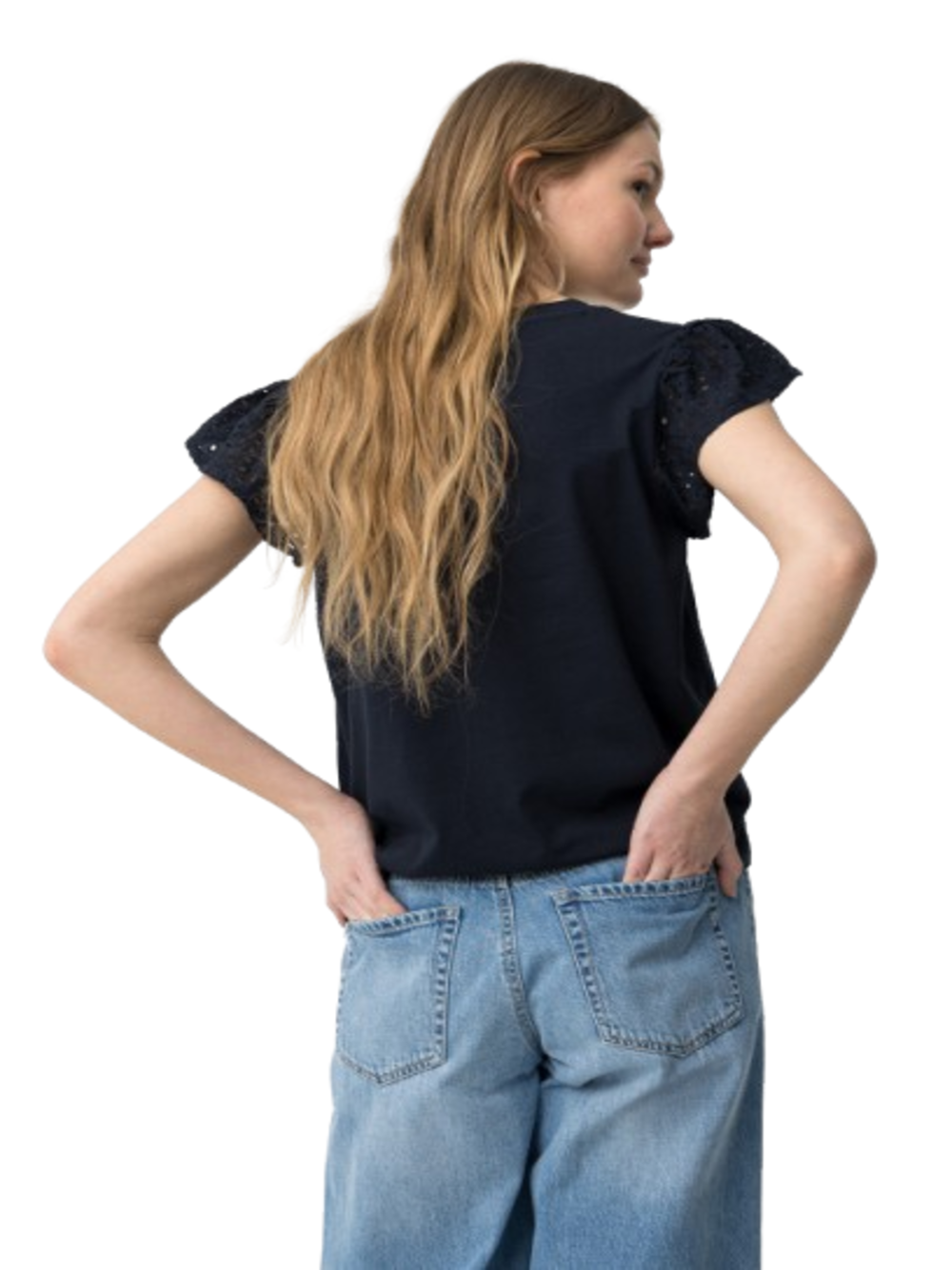 Tiffosi T-shirt Donna Mod. 10064849 GRACIOSA_V_6 798 Lyons blue