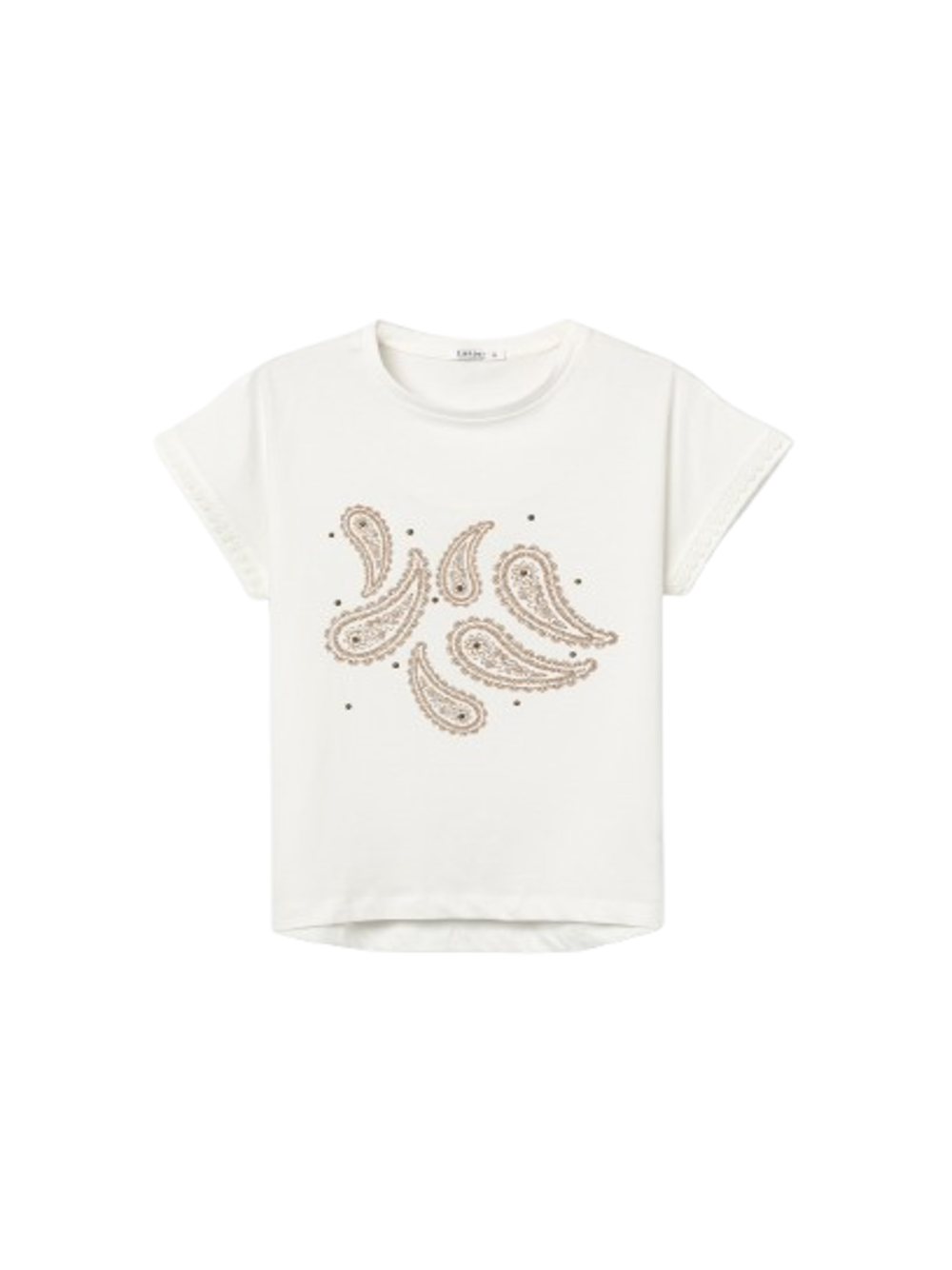 Tiffosi T-shirt Donna Mod. 10065011 NATALIE 110 Bianco brillante