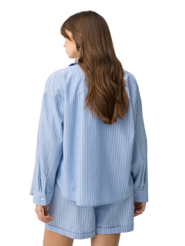 Tiffosi Camicia Donna Mod. 10065155 LECAS_C 736 Blu baby