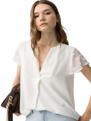 Tiffosi T-shirt Donna Mod. 10065186 NONY_1 110 Bianco brillante
