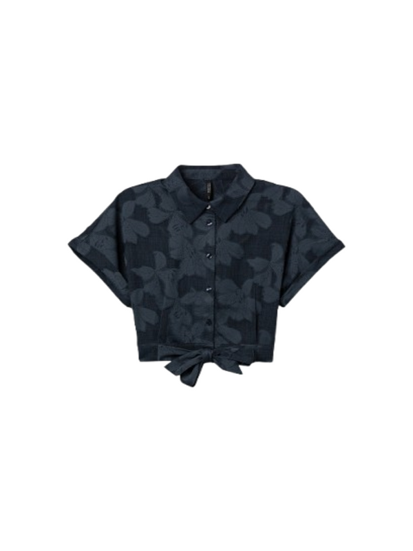 Tiffosi Camicia m/c Donna Mod. 10065188 OPERA_1C 798 Lyons blue