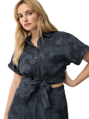 Tiffosi Camicia m/c Donna Mod. 10065188 OPERA_1C 798 Lyons blue
