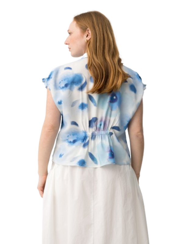 Tiffosi Camicia m/c Donna Mod. 10065209 PETALA_2 001 Bianco