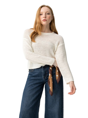 Tiffosi Maglia Donna Mod. 10065474 RAYSSA_1 110 Bianco brillante