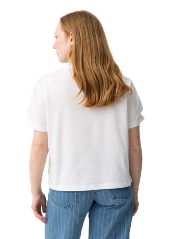 Tiffosi T-shirt Donna Mod. 10065816 PEYTON 001 Bianco