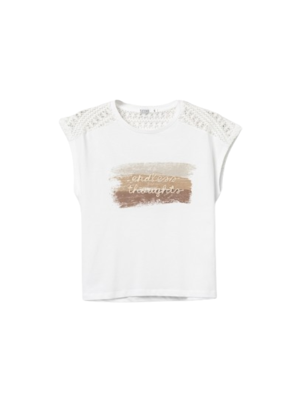 Tiffosi T-shirt Donna Mod. 10065843 JELLICENT 001 Bianco