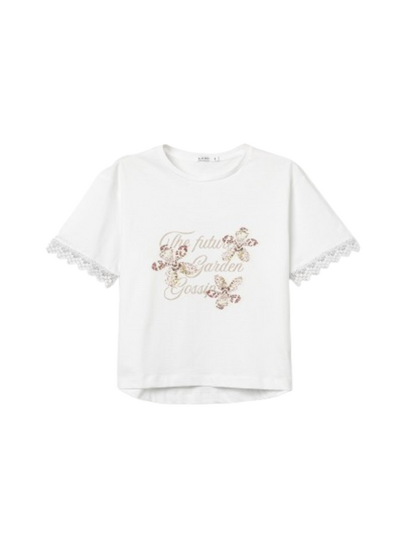 Tiffosi T-shirt Donna Mod. 10065851 COMFEY 110 Bianco brillante