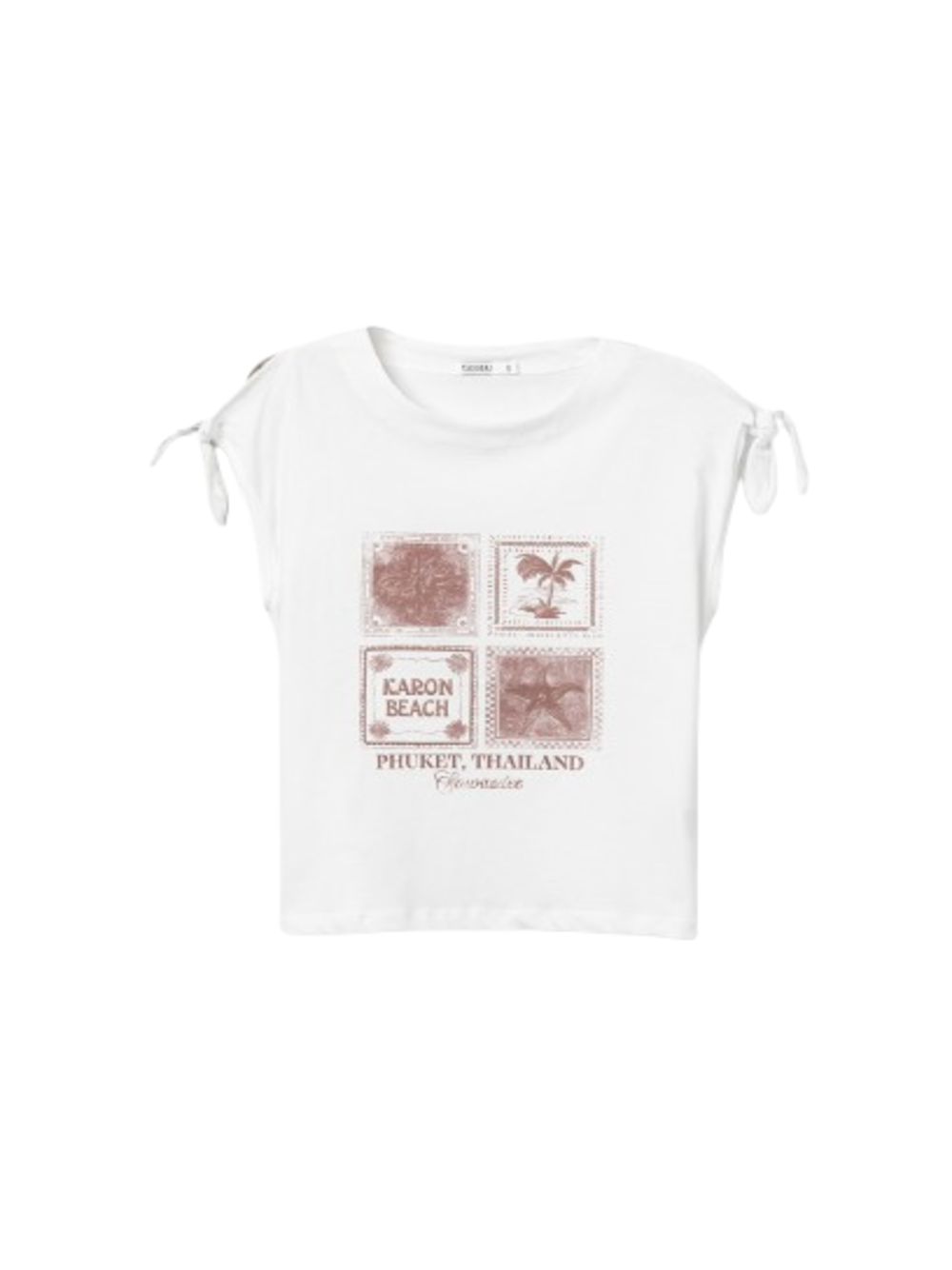 Tiffosi T-shirt Donna Mod. 10065852 MELOETTA 110 Bianco brillante