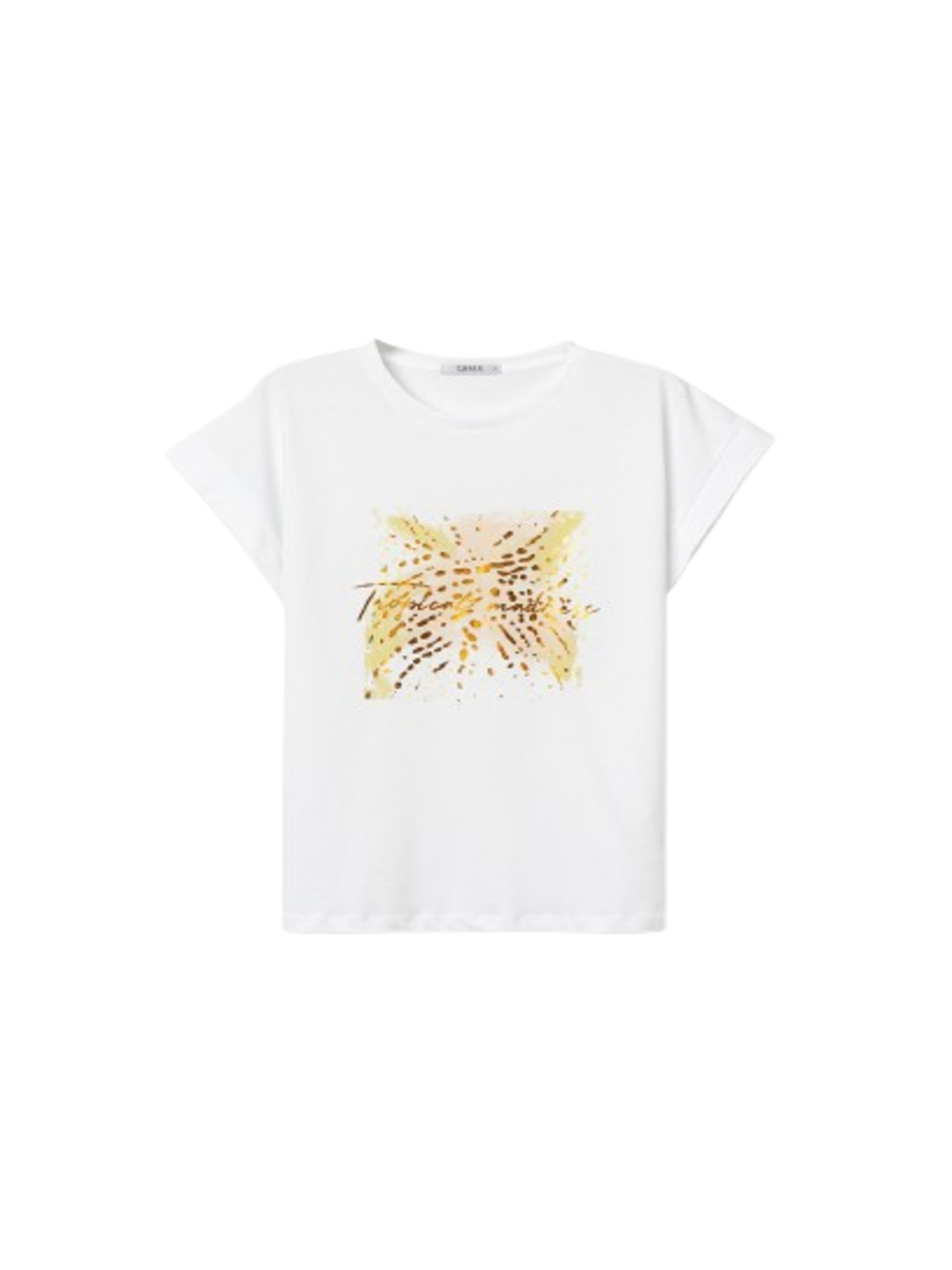 Tiffosi T-shirt Donna Mod. 10065855 KIKA_12 110 Bianco brillante