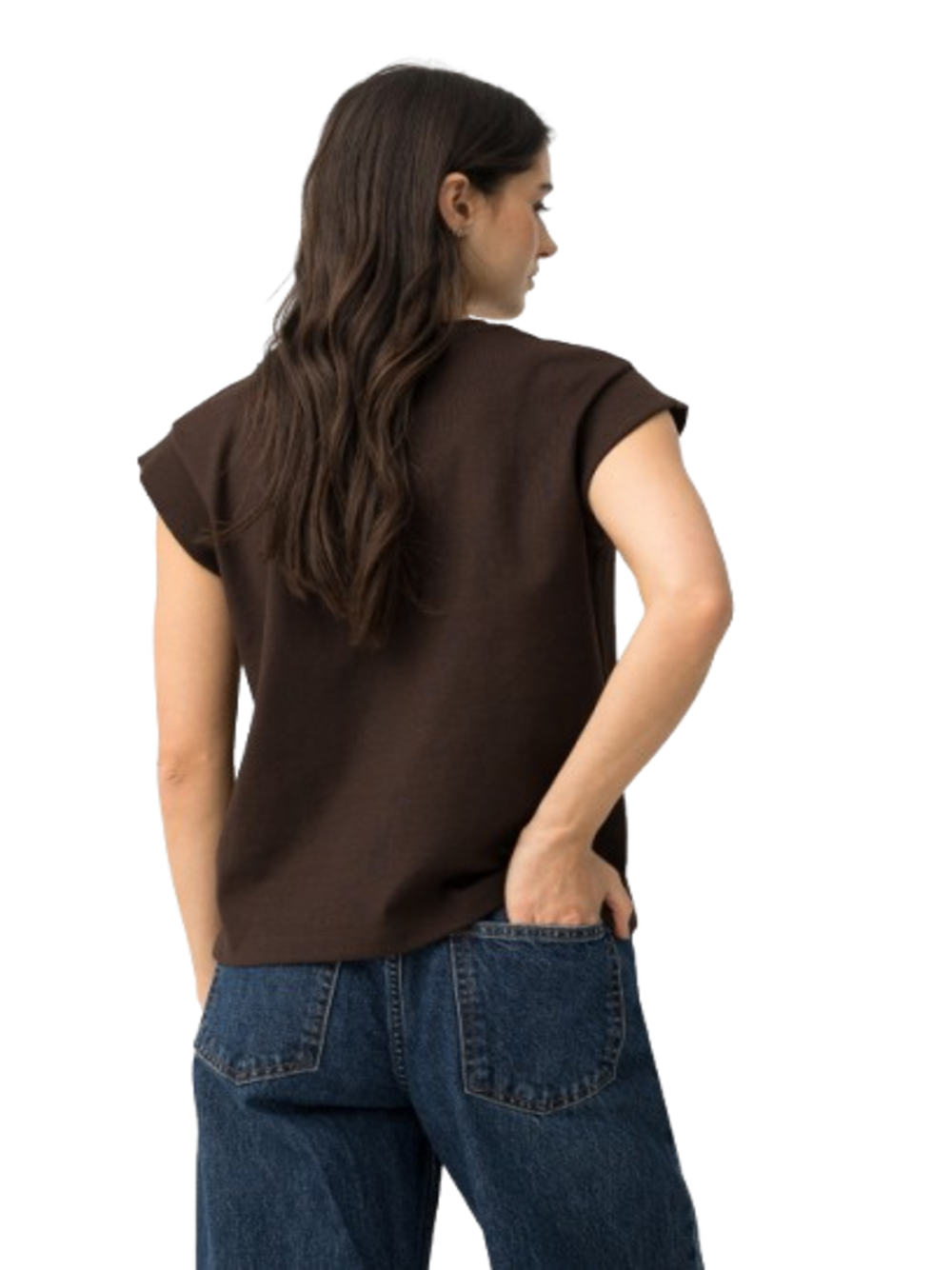 Tiffosi T-shirt Donna Mod. 10066000 MANDIE 290 Cioccolato