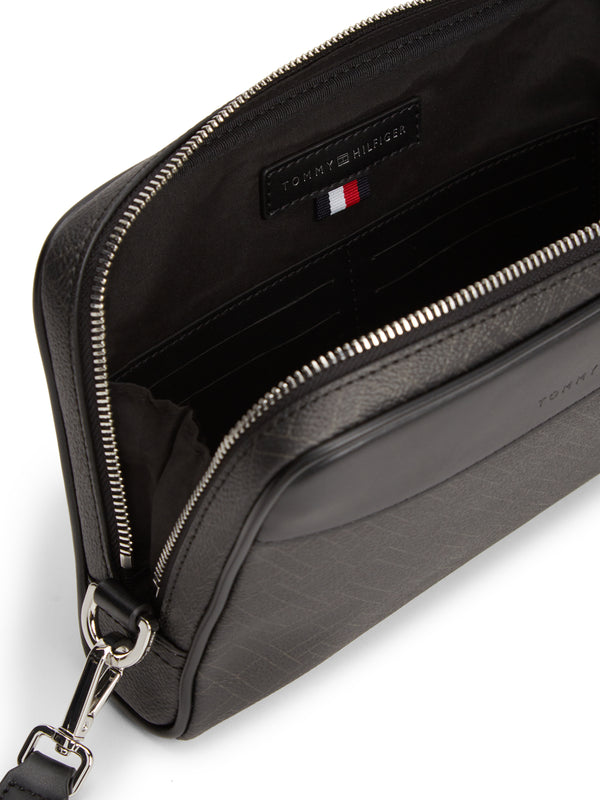 Tommy Hilfiger Borsa Pochette Uomo Mod. AM0AM14146 BDS Nero