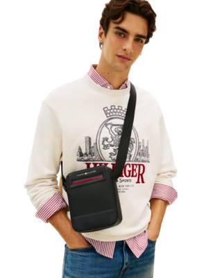 Tommy Hilfiger Borsa a Tracolla Uomo Mod. AM0AM14156 BDS Nero
