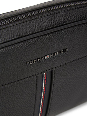Tommy Hilfiger Borsa Pochette Uomo Mod. AM0AM14173 BDS Nero