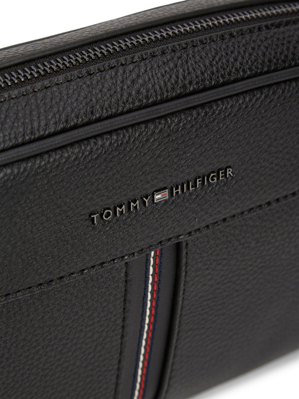 Tommy Hilfiger Borsa Pochette Uomo Mod. AM0AM14173 BDS Nero