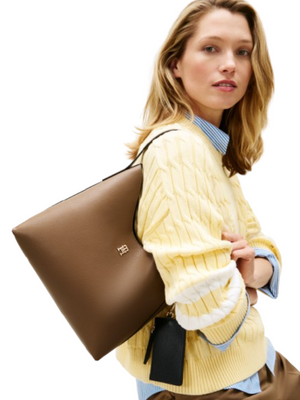 Tommy Hilfiger Borsa Donna Mod. AW0AW18140 R07 Cammello