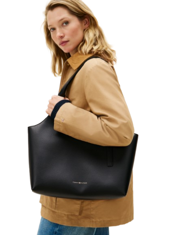 Tommy Hilfiger Borsa Donna Mod. AW0AW18232 BDS Nero