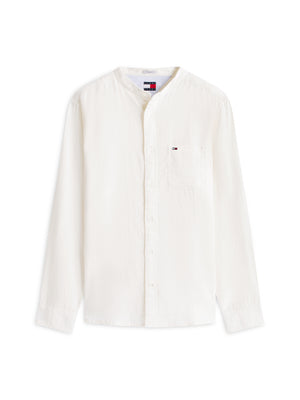 Tommy Hilfiger Camicia Manica Lunga Uomo Mod. DM0DM22756 YBL ECRU