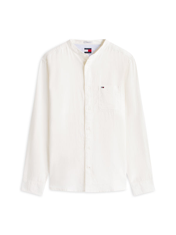Tommy Hilfiger Camicia Manica Lunga Uomo Mod. DM0DM22756 YBL ECRU