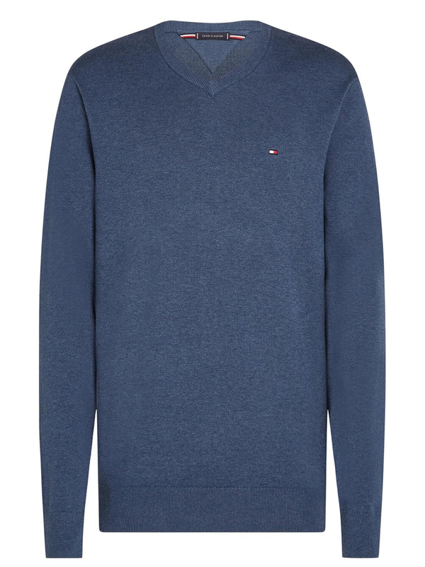 Tommy Hilfiger Maglione v Uomo Mod. MW0MW14745 DVI Denim