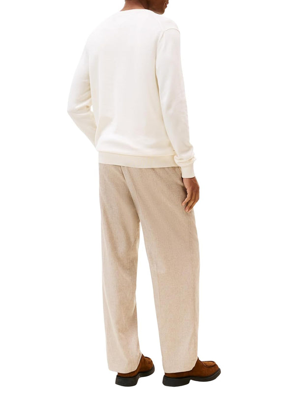 Tommy Hilfiger Maglione v Uomo Mod. MW0MW14745 ZOO Panna