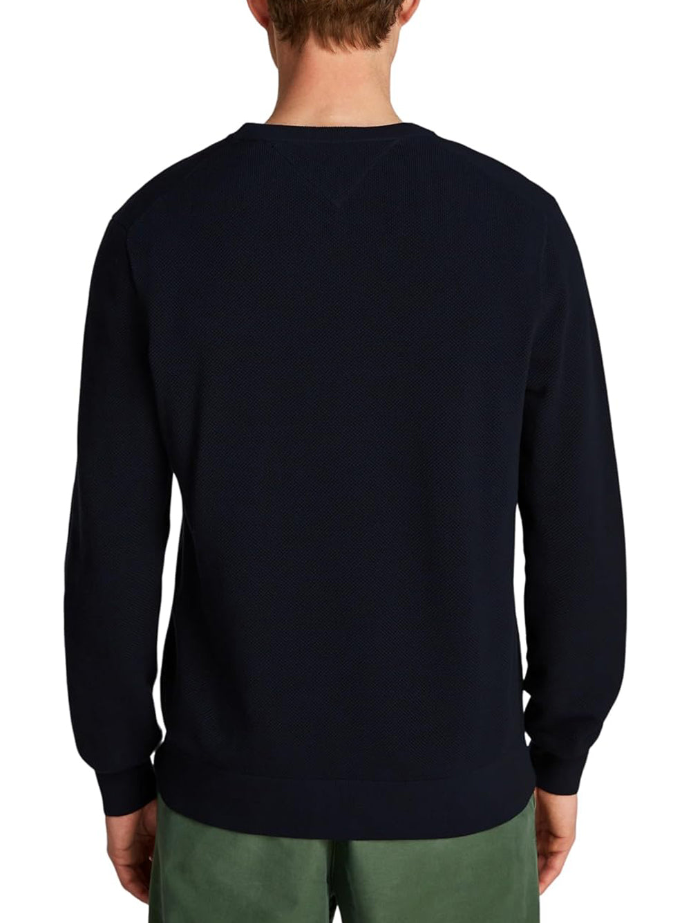 Tommy Hilfiger Maglione Girocollo Uomo Mod. MW0MW36347 DW5 Blu