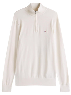 Tommy Hilfiger Cardigan Uomo Mod. MW0MW36517 ZOO Panna
