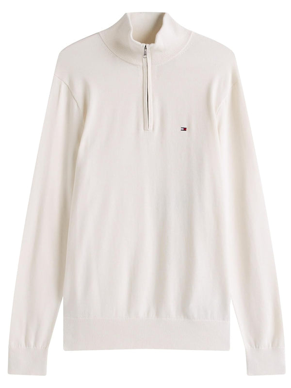Tommy Hilfiger Cardigan Uomo Mod. MW0MW36517 ZOO Panna