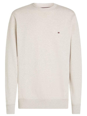 Tommy Hilfiger Felpa Girocollo Uomo Mod. MW0MW37237 HGF Panna