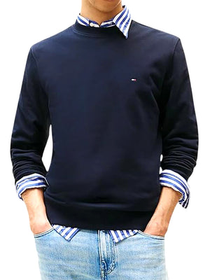 Tommy Hilfiger Felpa Girocollo Uomo Mod. MW0MW37237 L01 Verde