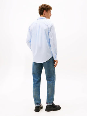 Tommy Hilfiger Camicia Manica Lunga Uomo Mod. MW0MW41399 0A4 Celeste