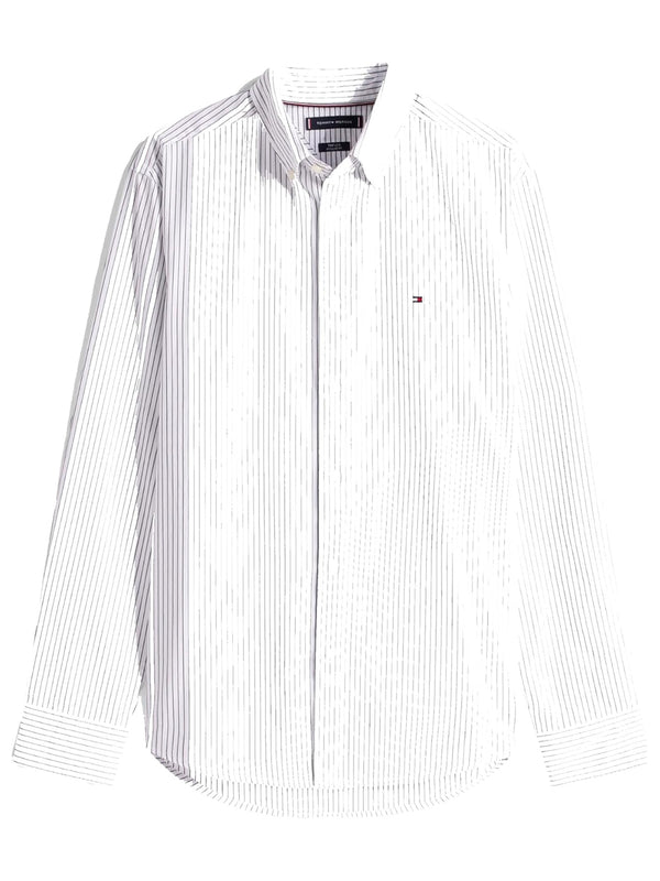 Tommy Hilfiger Camicia Manica Lunga Uomo Mod. MW0MW41399 0FA Bianco