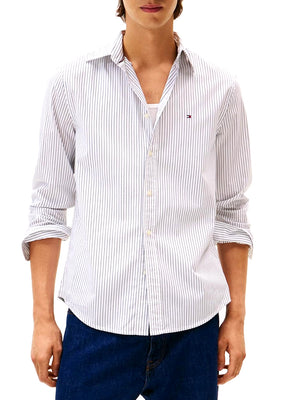 Tommy Hilfiger Camicia Manica Lunga Uomo Mod. MW0MW41399 0FA Bianco