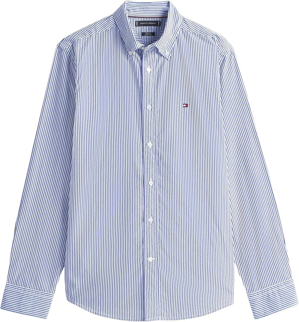 Tommy Hilfiger Camicia Manica Lunga Uomo Mod. MW0MW41403 0A4 Celeste