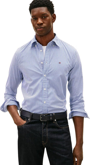 Tommy Hilfiger Camicia Manica Lunga Uomo Mod. MW0MW41403 0A4 Celeste