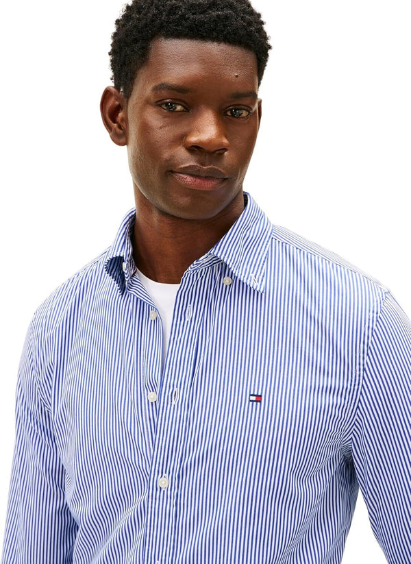 Tommy Hilfiger Camicia Manica Lunga Uomo Mod. MW0MW41403 0A4 Celeste